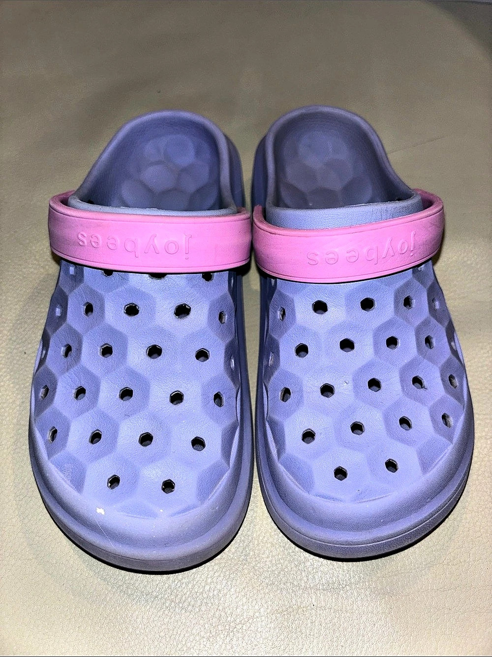 Joybees Classic Clog Kids Sandals Purple & Pink size 12/13
